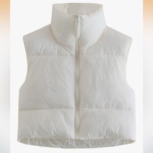 White Puffer Vest